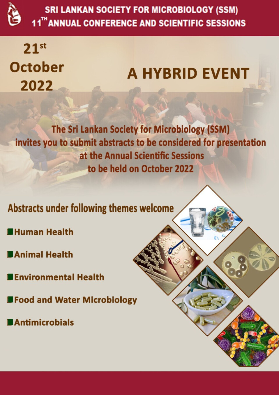 11th Annual Conference And Scientific Sessions Of Sri Lankan Society For Microbiology Ssm